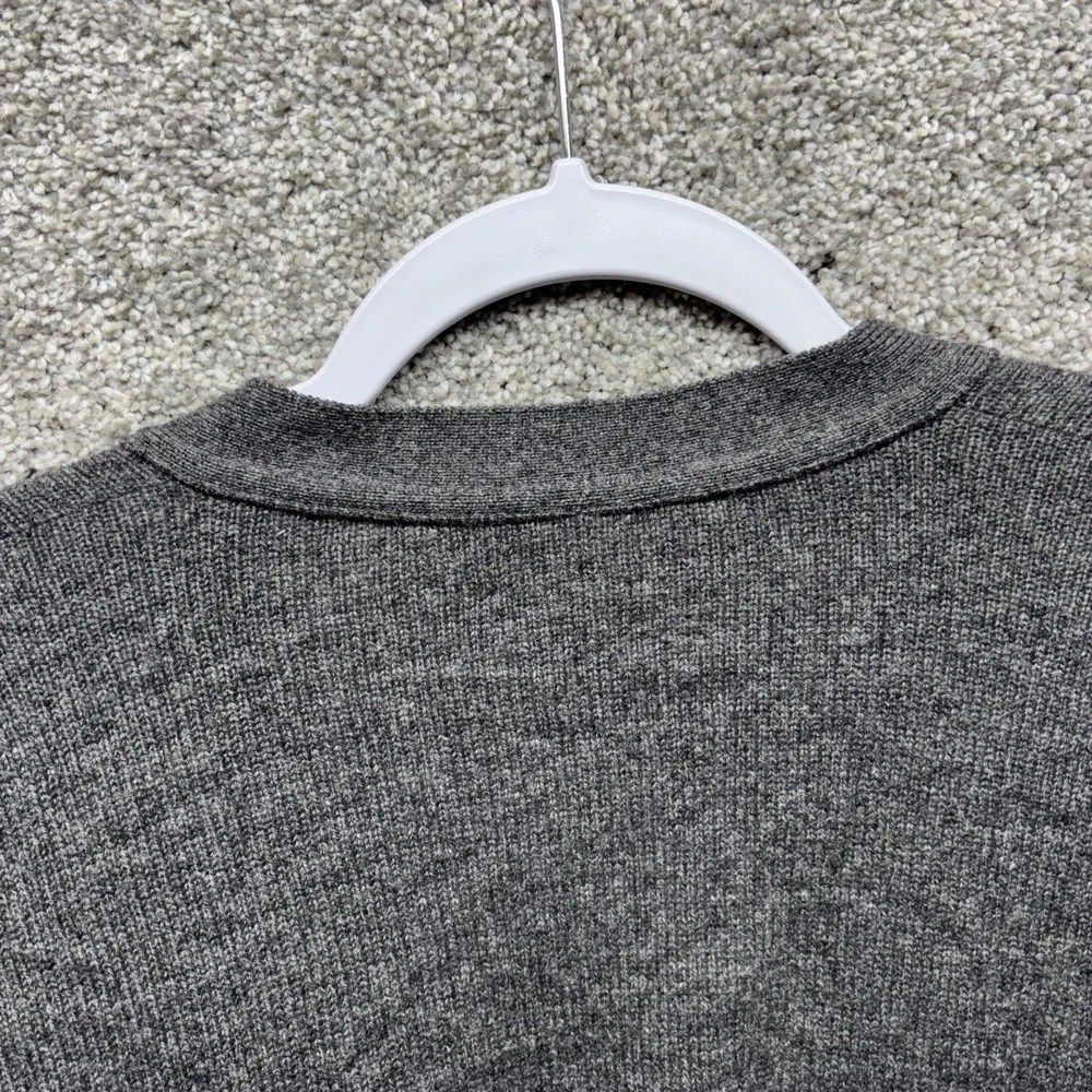 Vintage Neiman Marcus Exclusive 100% Cashmere Cardigan Sz XL Gray Scotland Women